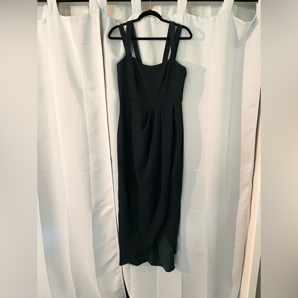 NWT!!! Xscape Chic Hunter Green Strapless Dress
